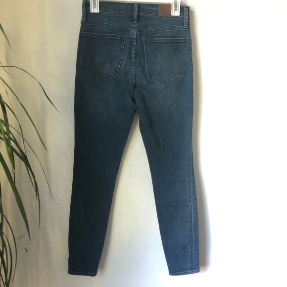 MADEWELL Mid Rise Skinny Mid-wash Blue Jeans Baddie Size 28 - Picture 4 of 11